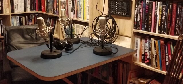 udstyr til podcast